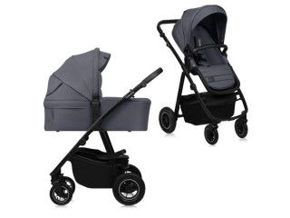 Универсальная коляска 2 в 1 Lionelo AMBER PLUS GREY GRAPHITE