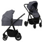 Универсальная коляска 2 в 1 Lionelo AMBER PLUS GREY GRAPHITE