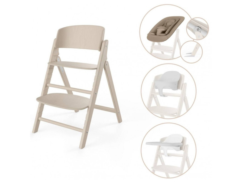 Стілець Click&Fold 4в1 All Natural, Фото 1
