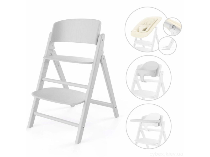 Стул Click&Fold 4в1 All White, Фото 1