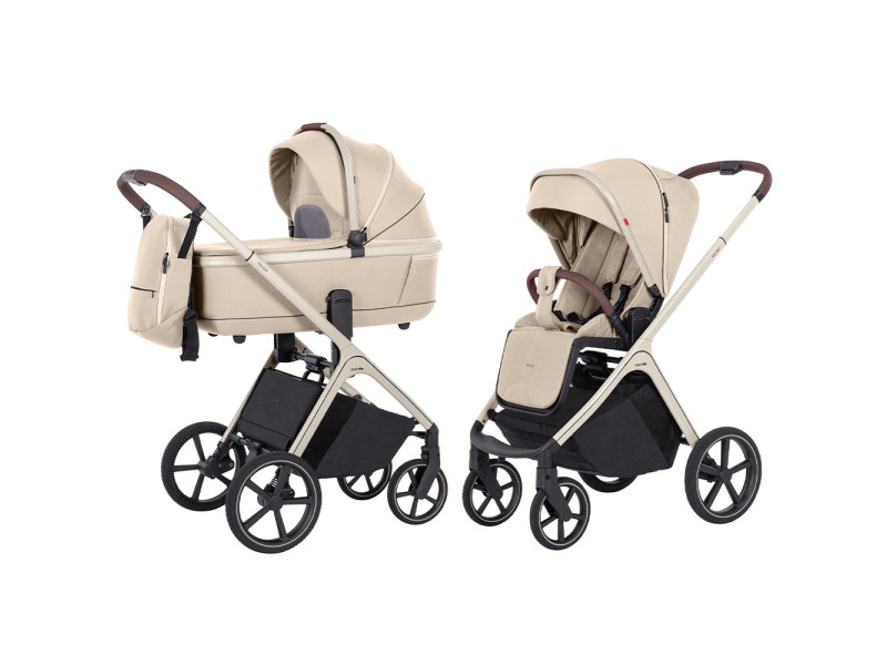 Коляска універсальна CARRELLO Vector CRL-6550 2в1 Seashell Beige /1/, Фото 1