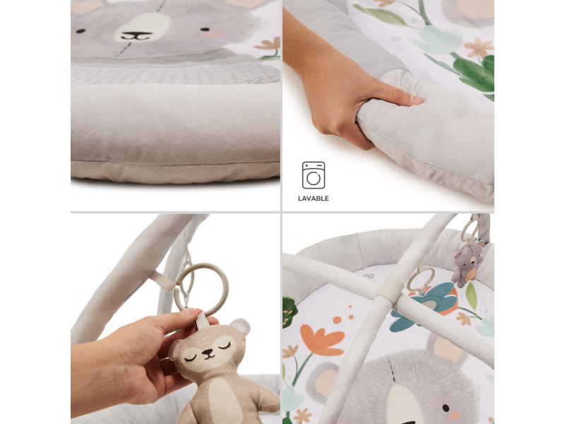 Розвиваючий килимок Kinderkraft Cozyplay (KPCOZY00LGR0000), Фото 16