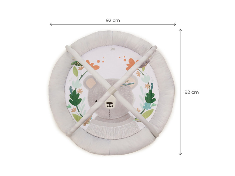Розвиваючий килимок Kinderkraft Cozyplay (KPCOZY00LGR0000), Фото 6
