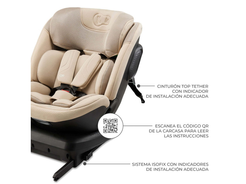 Автокрісло Kinderkraft Xpedition 3 i-Size Beige (KCXPED03BEG0000), Фото 5