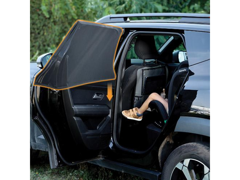 Сонцезахисні шторки для авто Lionelo Sunblocker Black, Фото 3