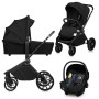 Універсальна коляска 3 в 1 Lionelo MIKA  PLUS 3IN1 BLACK ONYX