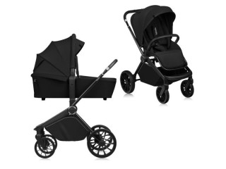 Универсальная коляска 2 в 1 Lionelo MIKA PLUS 2IN1 BLACK ONYX