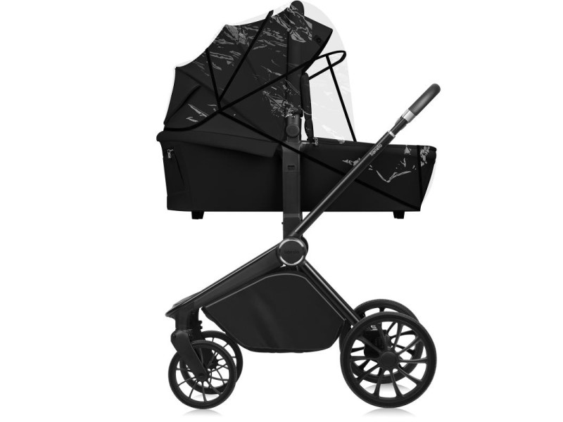 Универсальная коляска 2 в 1 Lionelo MIKA PLUS 2IN1 BLACK ONYX, Фото 4