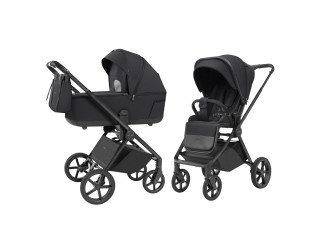 Коляска універсальна CARRELLO Ultra CRL-6527 2в1 Basalt Black /1/