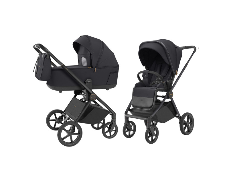Коляска універсальна CARRELLO Ultra CRL-6527 2в1 Basalt Black /1/, Фото 1