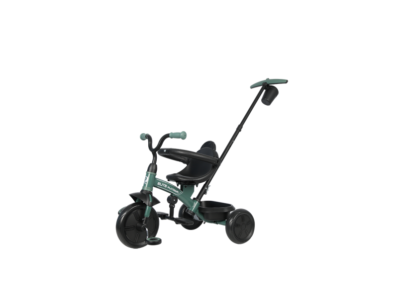 Велосипед триколісний дитячий Elite Platinum Green, Фото 1