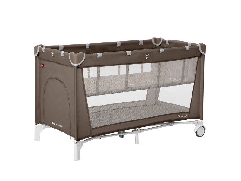 Манеж CARRELLO Piccolo+ CRL-18102 Chocolate Brown з другим дном /1/ MOQ, Фото 1