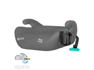 Автокресло-бустер CARRELLO Next CRL-15811 Seashell Grey i-Size ISOFIX 125–150 см + направляющий ремень, подстаканник