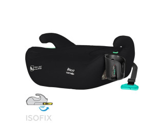 Автокресло-бустер CARRELLO Next CRL-15811 Midnight Black i-Size ISOFIX 125–150 см + направляющий ремень, подстаканник