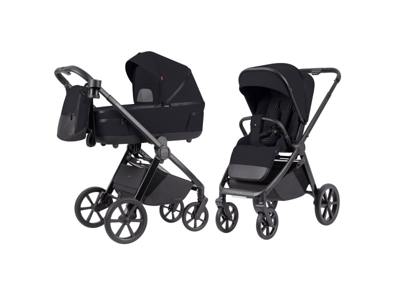 Коляска універсальна CARRELLO Omega CRL-6540/1 Cosmo Black (2in1)  /1/, Фото 1