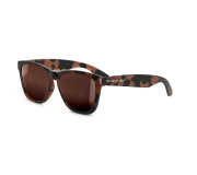 Окуляри дитячі ADULT, напівкругла форма, коричневі