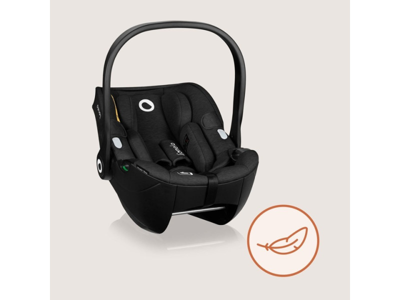 Дитяче автокрісло Lionelo MOXIE I-SIZE BLACK CARBON, Фото 3