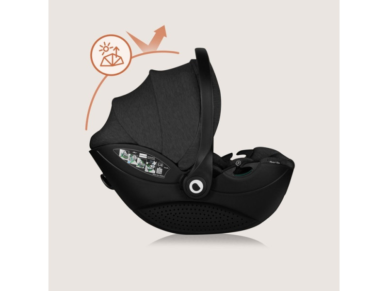 Дитяче автокрісло Lionelo MOXIE I-SIZE BLACK CARBON, Фото 1