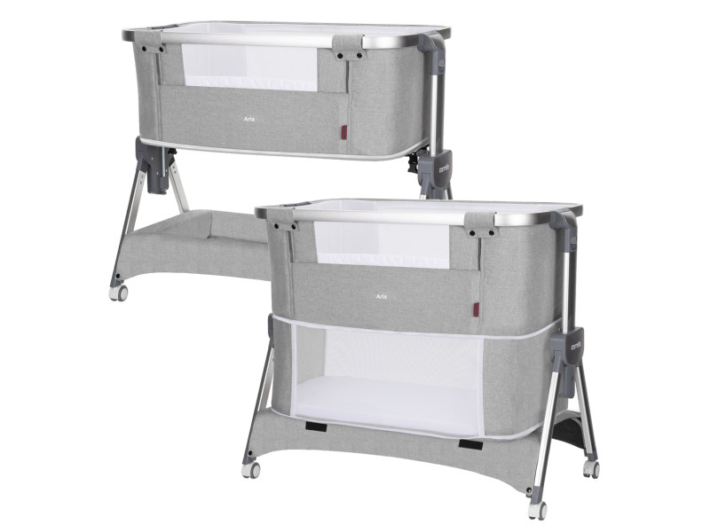 Детская кроватка CARRELLO Aria CRL-16401 Silver Grey, Фото 1