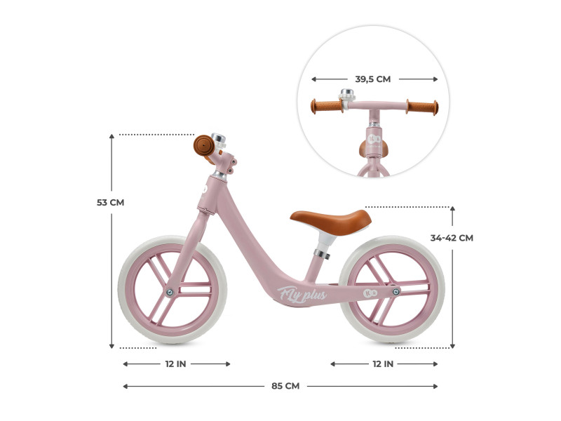 Біговел Kinderkraft Fly Plus Pink (KRFLPL00PNK0000), Фото 6