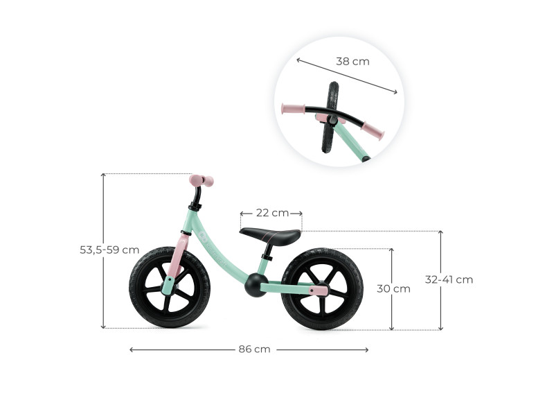 Беговел Kinderkraft 2Way Next Candy Mint (KR2WAY25MIN0000), Фото 4