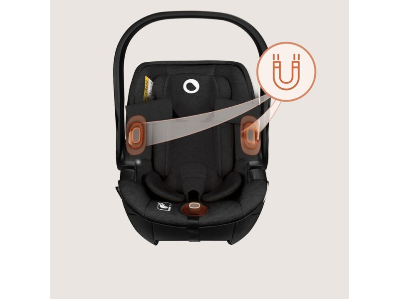 База з автокріслом Lionelo MOXIE I-SIZE SET BLACK CARBON, Фото 6