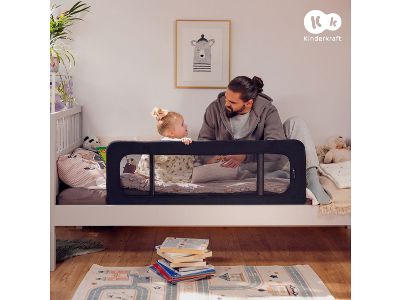 Захисна бар`єрка для ліжка Kinderkraft Guard and Dream Grey (KAGUDR00LGR0000), Фото 7