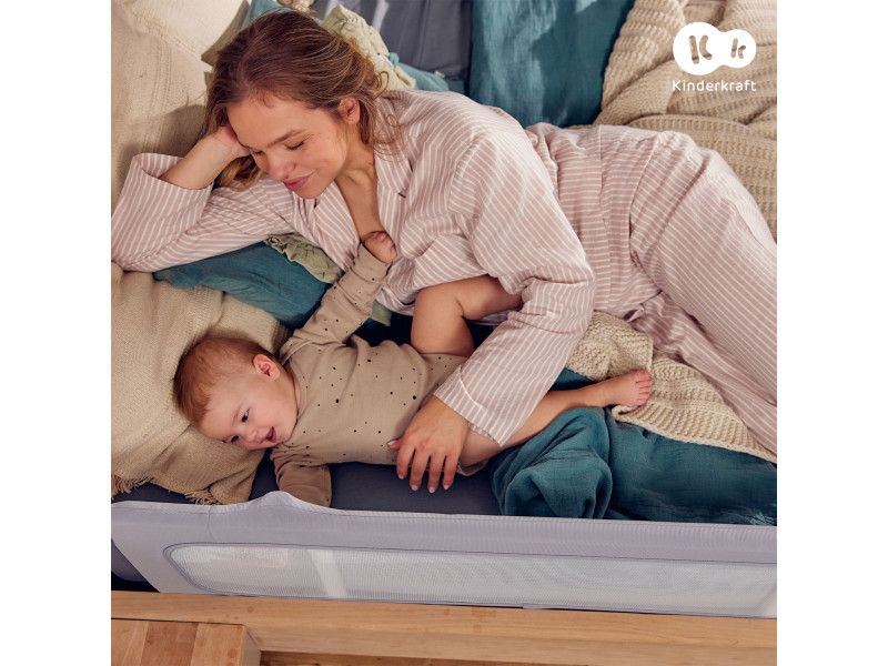 Захисна бар`єрка для ліжка Kinderkraft Guard and Dream Grey (KAGUDR00LGR0000), Фото 8