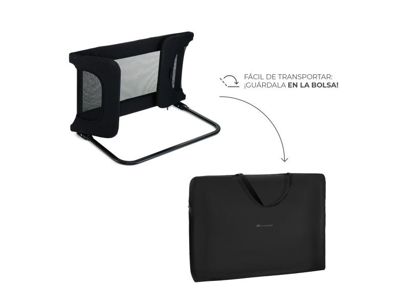 Захисна бар`єрка для ліжка Kinderkraft Guard and Dream Black (KAGUDR00BLK0000), Фото 16