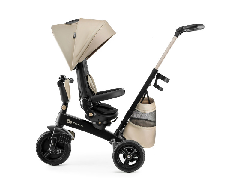 Триколісний велосипед Kinderkraft Easytwist Beige (KREASY00BEG0000), Фото 13