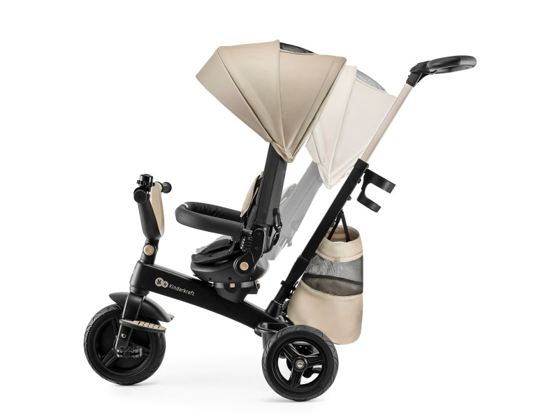 Триколісний велосипед Kinderkraft Easytwist Beige (KREASY00BEG0000), Фото 4