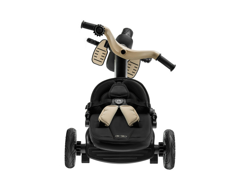 Триколісний велосипед Kinderkraft Easytwist Beige (KREASY00BEG0000), Фото 6