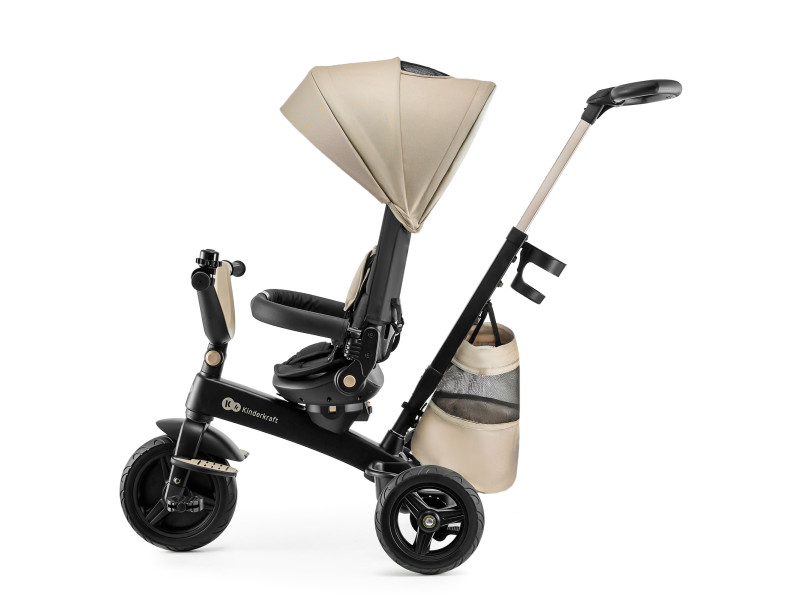 Триколісний велосипед Kinderkraft Easytwist Beige (KREASY00BEG0000), Фото 11