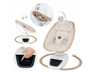 Крісло-гойдалка Lionelo OLIVIA BEIGE NATURAL