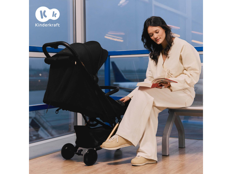 Прогулянкова коляска Kinderkraft Pilot 2 Midnight Black (SPILO02BLK0000), Фото 11