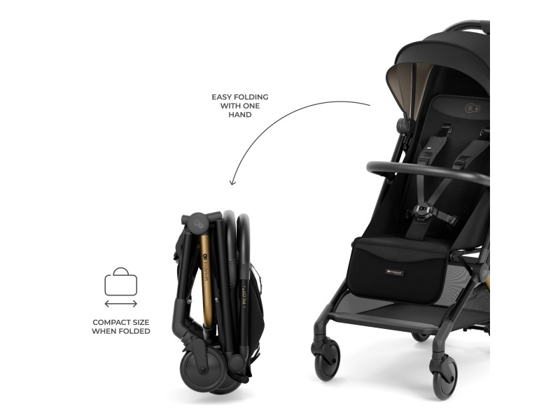 Прогулянкова коляска Kinderkraft Pilot 2 Midnight Black (SPILO02BLK0000), Фото 3