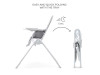 Стільчик для годування Kinderkraft Binci Light Grey (KHBINC00LGR0000), Фото 12