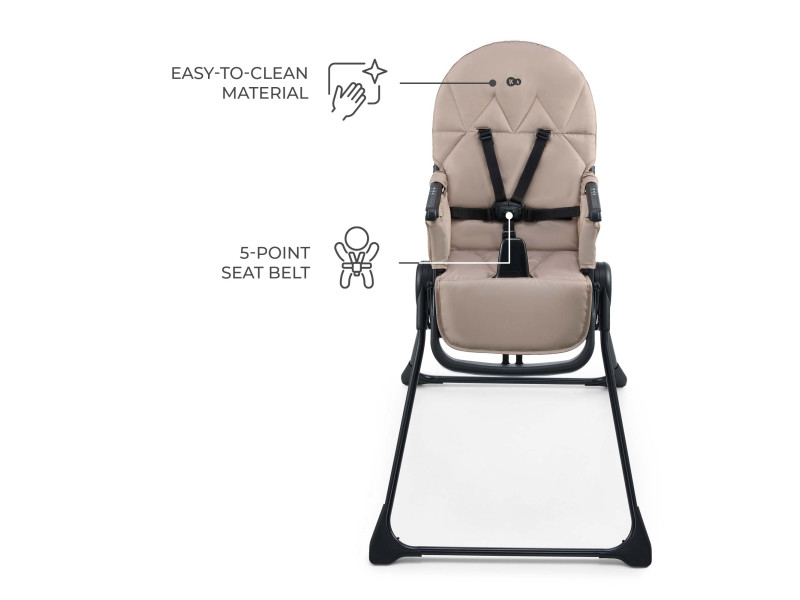 Стільчик для годування Kinderkraft Binci Beige (KHBINC00BEG0000), Фото 4