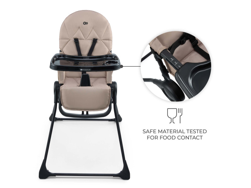 Стульчик для кормления Kinderkraft Binci Beige (KHBINC00BEG0000), Фото 3