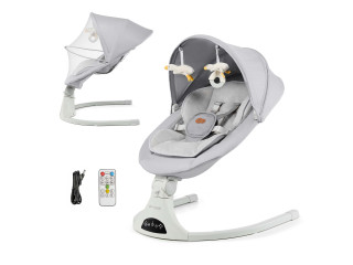 Крісло-гойдалка Kinderkraft Tulsy Gray (KBTULS00GRY0000)
