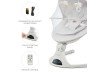 Крісло-гойдалка Kinderkraft Tulsy Beige (KBTULS00BEG0000), Фото 16