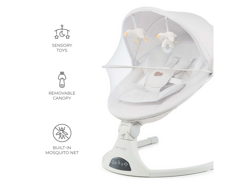 Крісло-гойдалка Kinderkraft Tulsy Beige (KBTULS00BEG0000), Фото 9