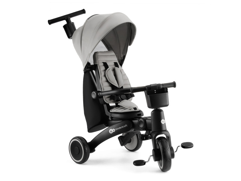 Триколісний велосипед Kinderkraft Jazz 2 Grey (KRJAZZ02GRY0000), Фото 3