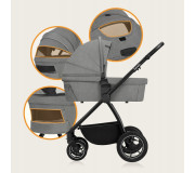 Универсальная коляска 2 в 1 Lionelo MERIL 2IN1 GREY STONE