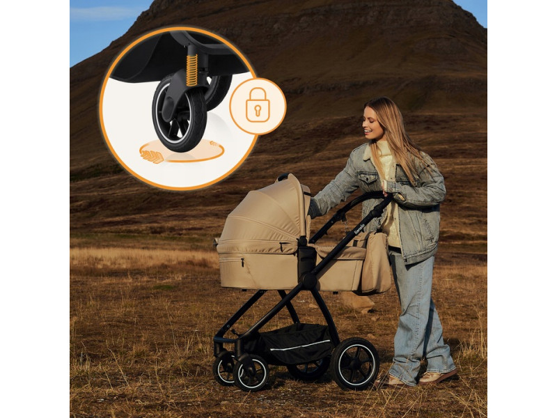 Универсальная коляска 2 в 1 Lionelo MERIL 2IN1 BEIGE SAND, Фото 7
