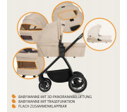 Универсальная коляска 2 в 1 Lionelo MERIL 2IN1 BEIGE SAND
