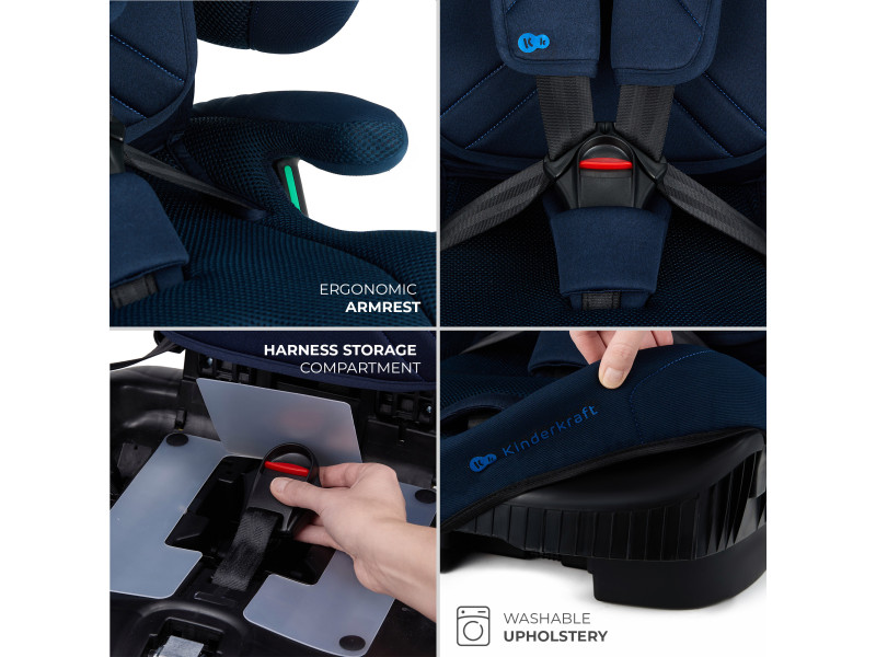 Автокрісло Kinderkraft Fix2Go i-Size Navy (KCFI2GO0NAV0000), Фото 7