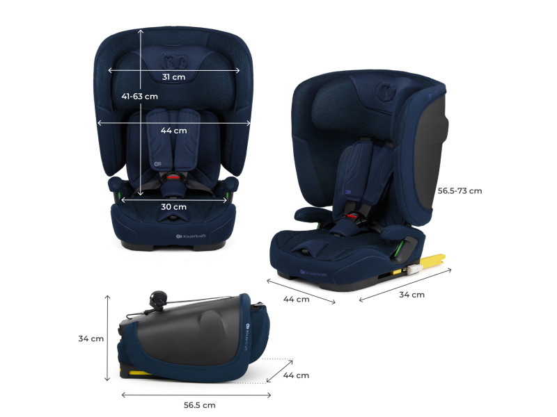 Автокрісло Kinderkraft Fix2Go i-Size Navy (KCFI2GO0NAV0000), Фото 16