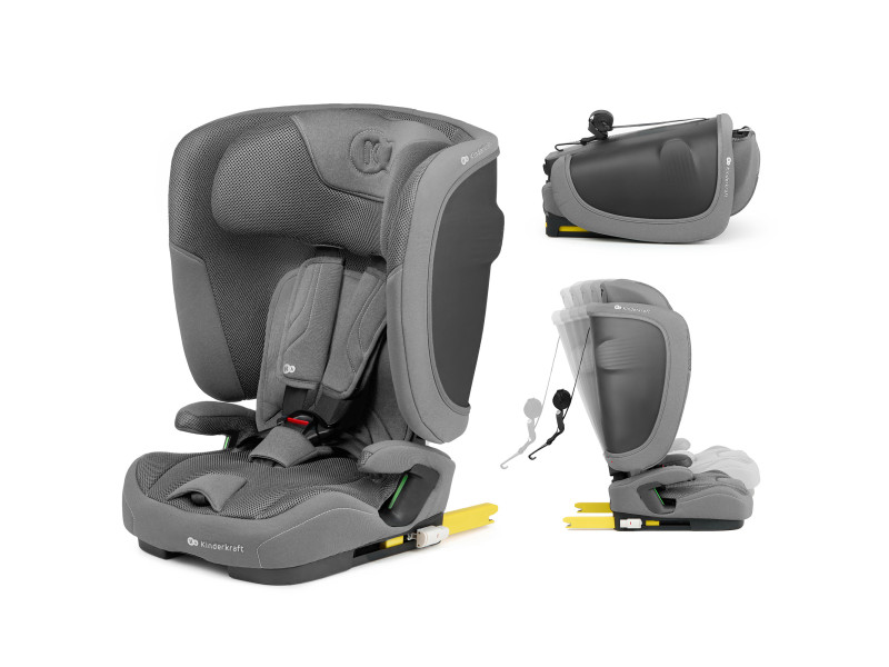 Автокрісло Kinderkraft Fix2Go i-Size Grey (KCFI2GO0GRY0000), Фото 1