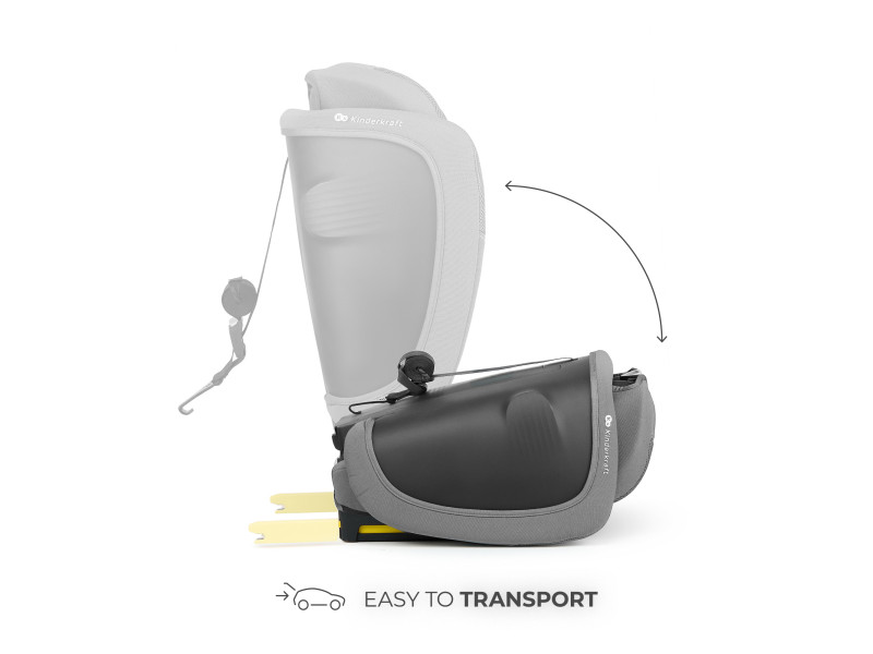 Автокрісло Kinderkraft Fix2Go i-Size Grey (KCFI2GO0GRY0000), Фото 16